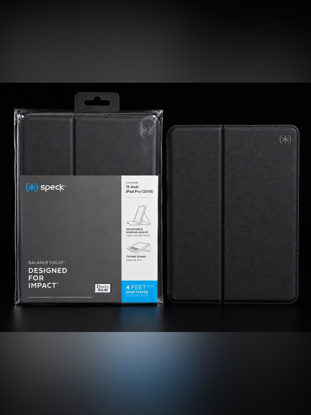 speck Black Balance Folio Case for 11-inch iPad Pro